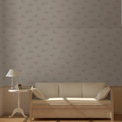 Papel pintado Casadeco 15351105 beige toile de jouy