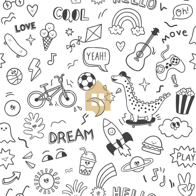Papel Pintado Les Mini Mondes 105829090