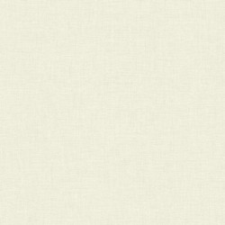 Papel pintado blanco tiza, con textura de lino jaspeado, modelo Caractere de Casadeco