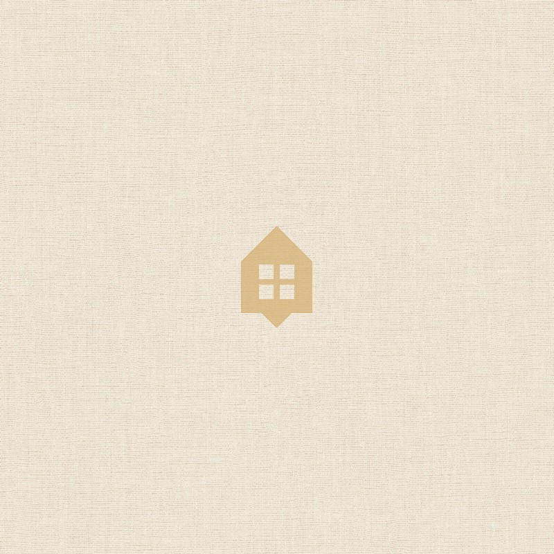 Papel pintado blanco algodón, con textura de lino jaspeado, modelo Caractere de Casadeco