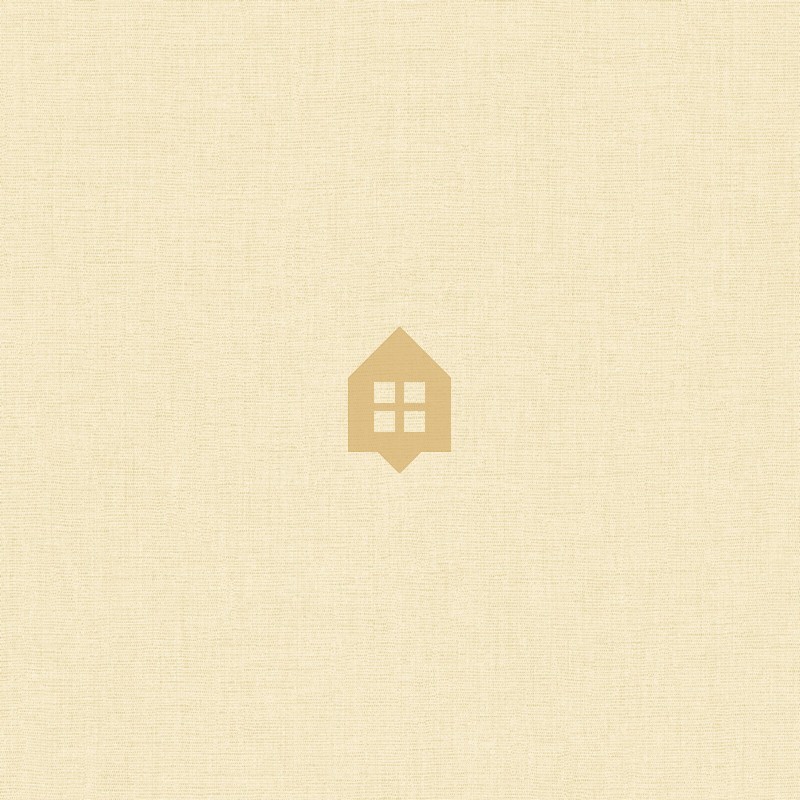 Papel pintado vainilla, con textura de lino jaspeado, modelo Caractere de Casadeco