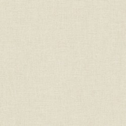 Papel pintado beige, con textura de lino jaspeado, modelo Caractere de Casadeco