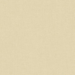 Papel pintado beige paja, con textura de lino jaspeado, modelo Caractere de Casadeco