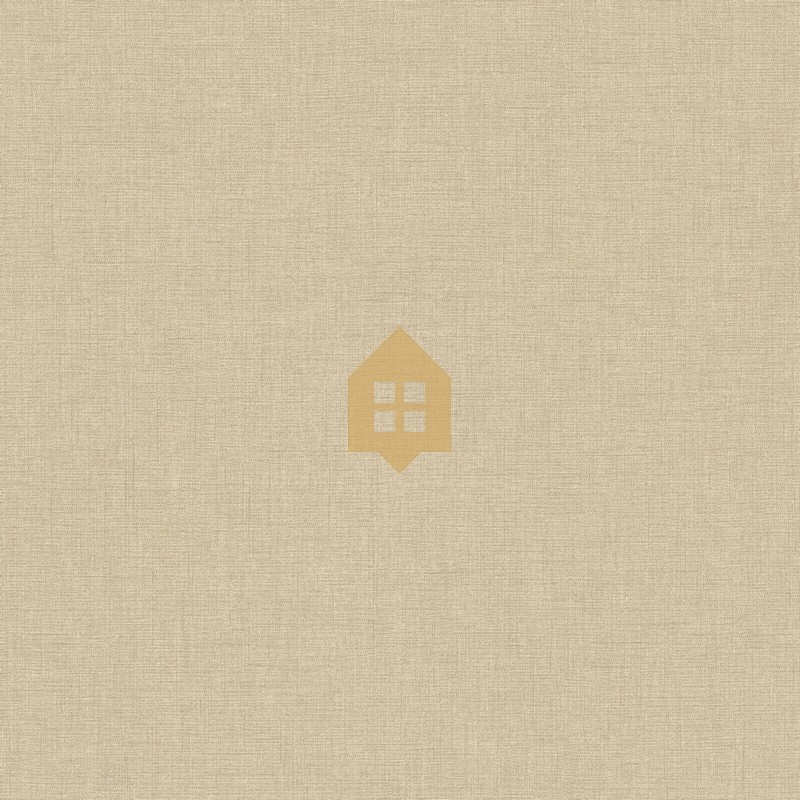 Papel pintado beige lino, con textura de lino jaspeado, modelo Caractere de Casadeco