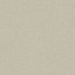 Papel pintado beige masilla, con textura de lino jaspeado, modelo Caractere de Casadeco