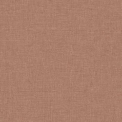 Papel pintado moca, con textura de lino jaspeado, modelo Caractere de Casadeco