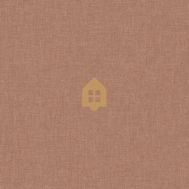 Papel pintado moca, con textura de lino jaspeado, modelo Caractere de Casadeco