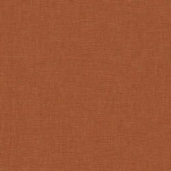 Papel pintado óxido, con textura de lino jaspeado, modelo Caractere de Casadeco