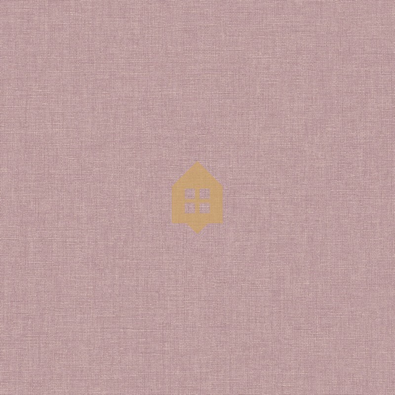 Papel pintado lila, con textura de lino jaspeado, modelo Caractere de Casadeco