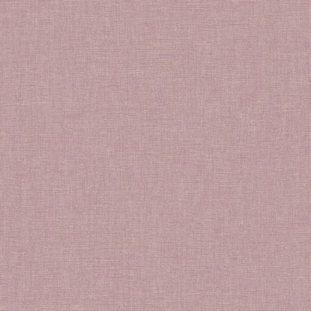 Papel pintado lila, con textura de lino jaspeado, modelo Caractere de Casadeco