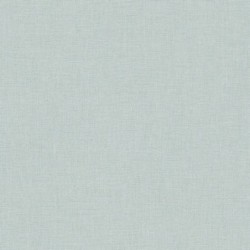Papel pintado azul cielo, con textura de lino jaspeado, modelo Caractere de Casadeco