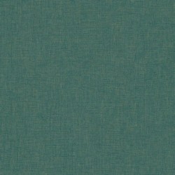 Papel pintado azul eléctrico, con textura de lino jaspeado, modelo Caractere de Casadeco