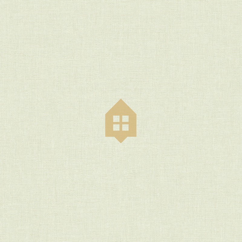 Papel pintado verde agua, con textura de lino jaspeado, modelo Caractere de Casadeco