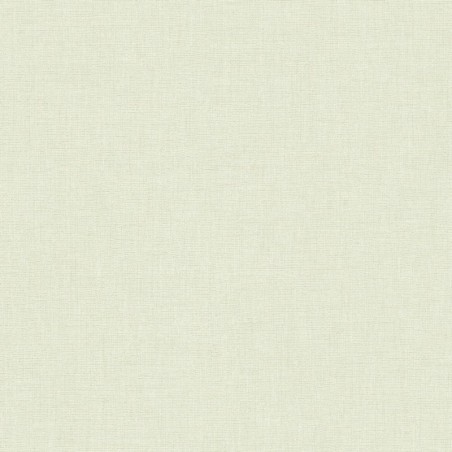 Papel pintado verde agua, con textura de lino jaspeado, modelo Caractere de Casadeco