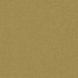 Papel pintado verde oliva, con textura de lino jaspeado, modelo Caractere de Casadeco