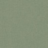 Papel pintado verde eucalipto, con textura de lino jaspeado, modelo Caractere de Casadeco