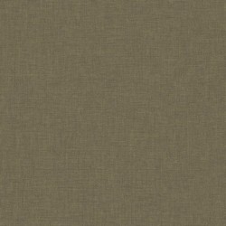 Papel pintado tabaco, con textura de lino jaspeado, modelo Caractere de Casadeco