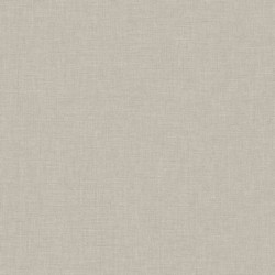 Papel pintado gris paloma, con textura de lino jaspeado, modelo Caractere de Casadeco