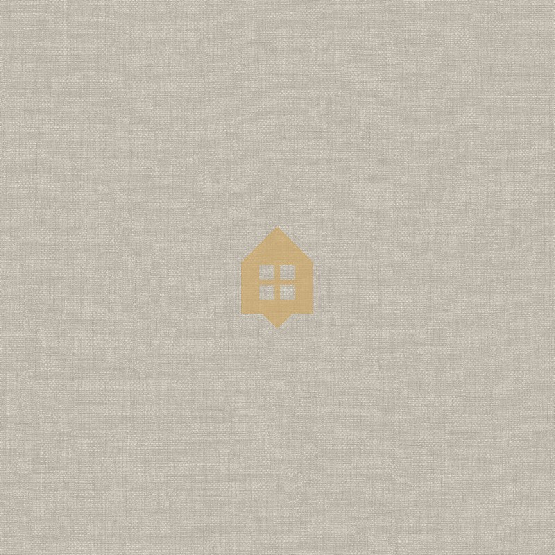 Papel pintado gris paloma, con textura de lino jaspeado, modelo Caractere de Casadeco