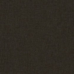 Papel pintado negro regaliz, con textura de lino jaspeado, modelo Caractere de Casadeco