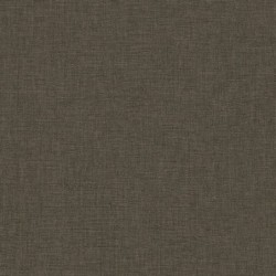 Papel pintado negro carbón, con textura de lino jaspeado, modelo Caractere de Casadeco