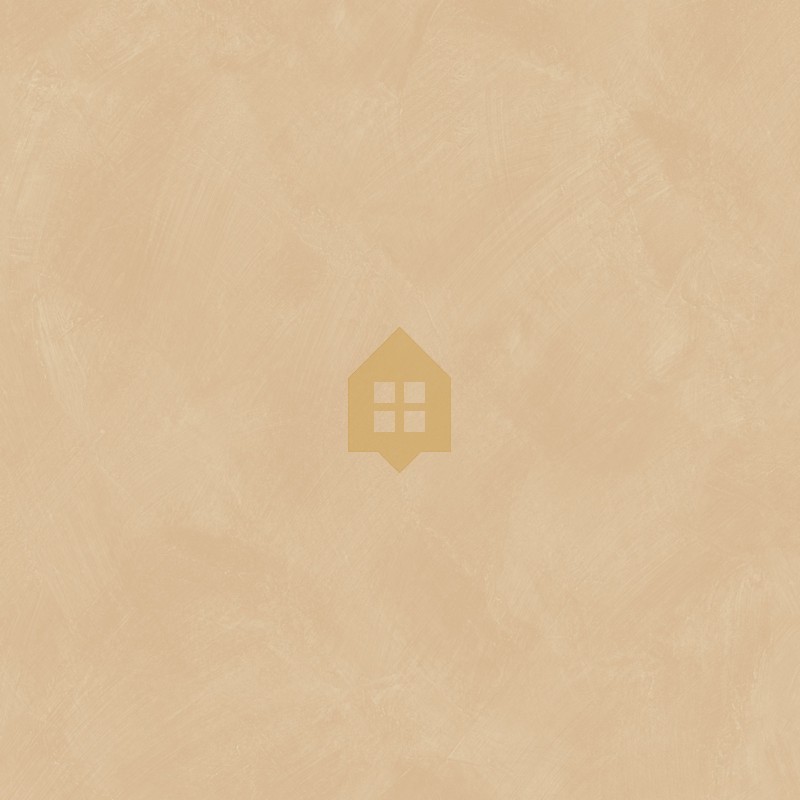 Papel pintado champán con efecto de cal natural y textura mate, colección Chalk de Caselio.