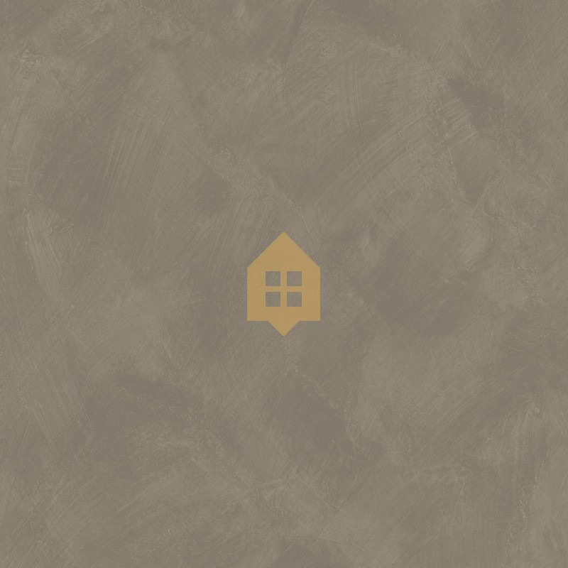 Papel pintado gris ceniza con efecto de cal natural y textura mate, colección Chalk de Caselio.