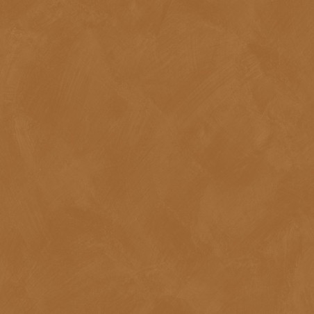 Papel pintado terracota con efecto de cal natural y textura mate, colección Chalk de Caselio.