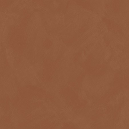 Papel pintado camel con efecto de cal natural y textura mate, colección Chalk de Caselio.
