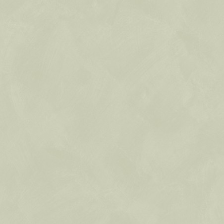 Papel pintado verde agua con efecto de cal natural y textura mate, colección Chalk de Caselio.