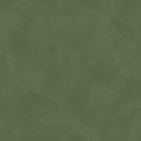 Papel pintado verde botella con efecto de cal natural y textura mate, colección Chalk de Caselio.