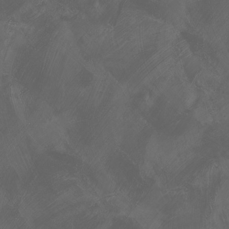 Papel pintado gris pizarra con efecto de cal natural y textura mate, colección Chalk de Caselio.