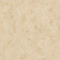 Papel pintado beige y dorado con textura efecto cal y acabado metalizado luminoso, colección Chalk.