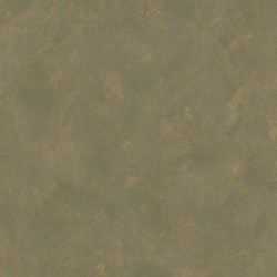 Papel pintado caqui y dorado con textura efecto cal y acabado metalizado luminoso, colección Chalk.