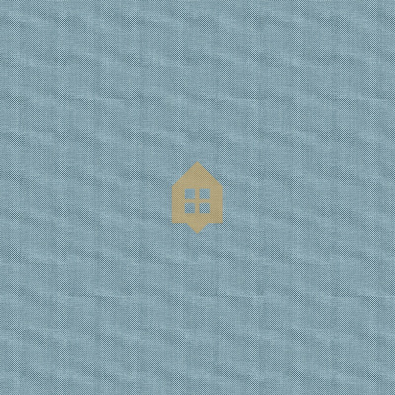 Papel pintado Natte 2 azul cielo, con textura de efecto tejido a mano y acabado vinílico de Caselio.