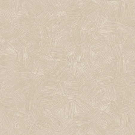 Papel pintado Symphony con diseño geométrico sutil de micro-hexágonos.