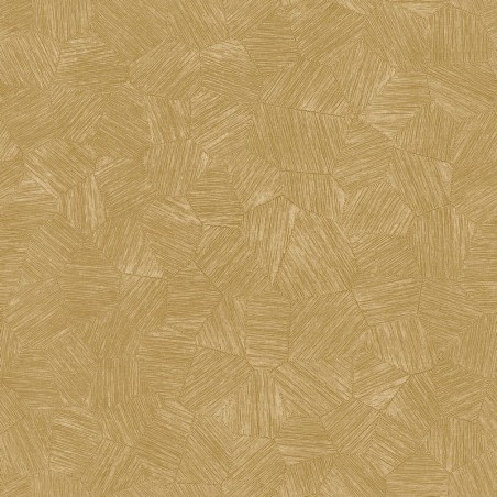 Papel pintado Symphony con diseño geométrico sutil de micro-hexágonos.