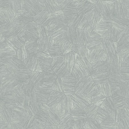 Papel pintado Symphony con diseño geométrico sutil de micro-hexágonos.