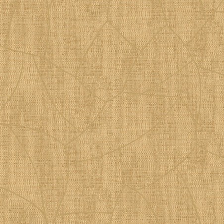 Papel pintado Symphony Melody, con textura de rafia y patrón de líneas geométricas.
