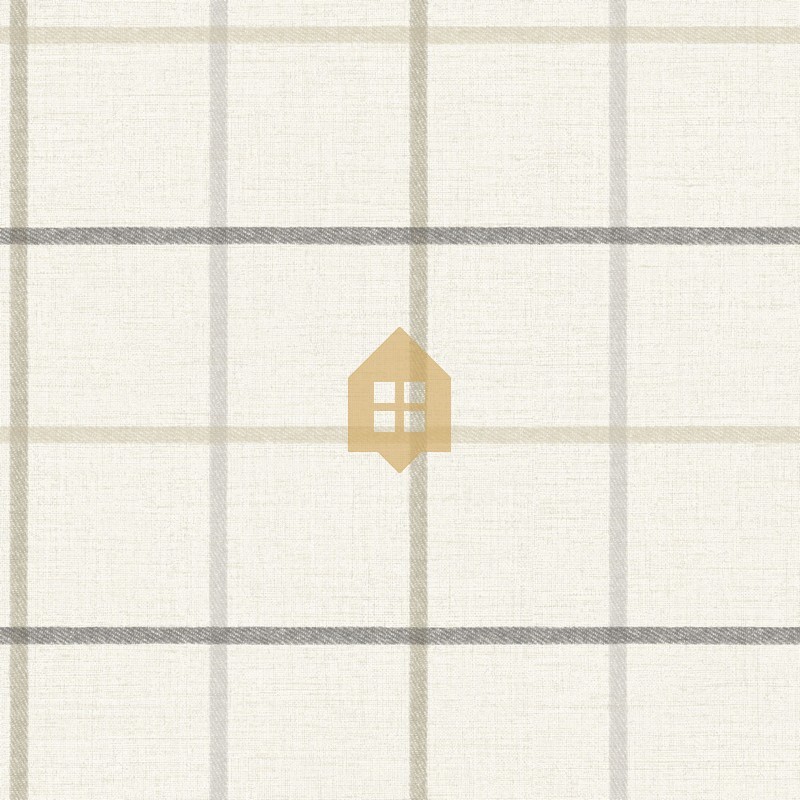 Papel pintado Smooth Grid con diseño de cuadrícula y relieve 3D de espuma.