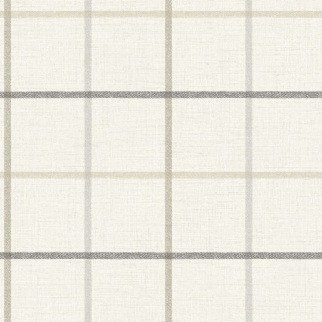 Papel pintado Smooth Grid con diseño de cuadrícula y relieve 3D de espuma.