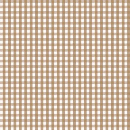 Papel pintado Gingham Charm con diseño de cuadros vichy modernos.