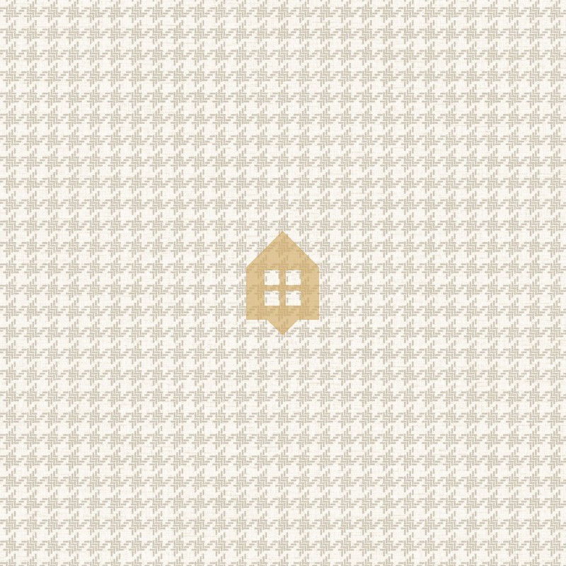 Papel pintado Houndstooth con diseño clásico de pata de gallo modernizado.