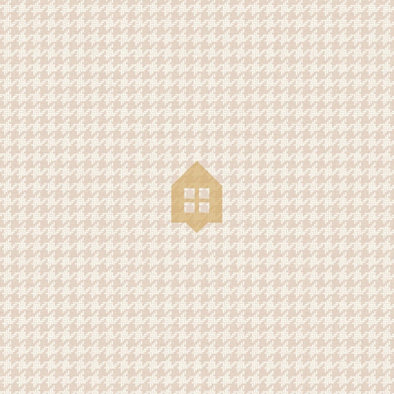 Papel pintado Houndstooth con diseño clásico de pata de gallo modernizado.
