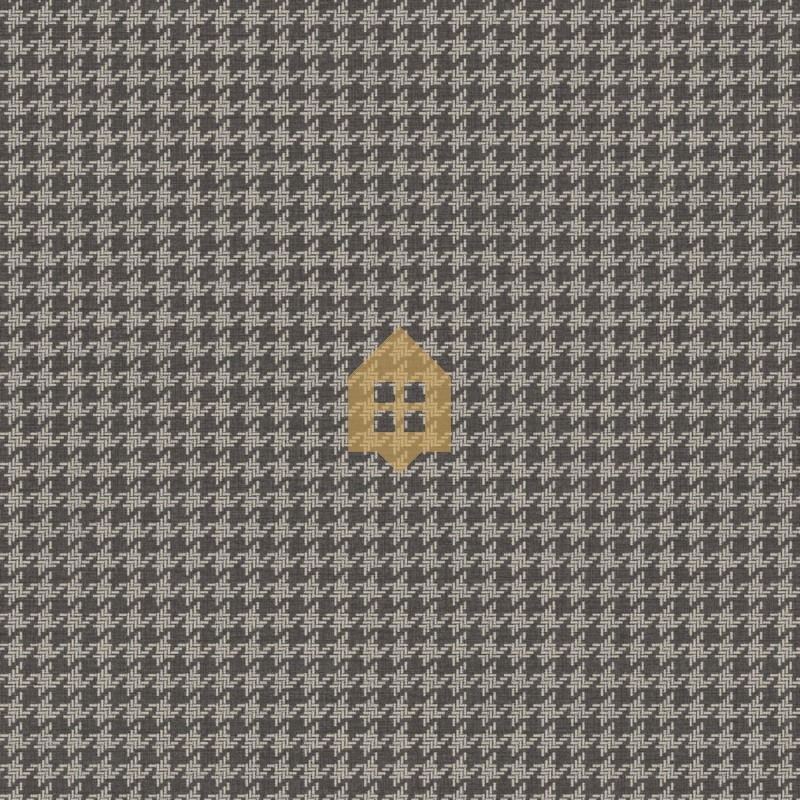 Papel pintado Houndstooth con diseño clásico de pata de gallo modernizado.
