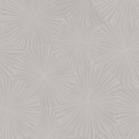 Papel pintado Hélios con diseño de soles o dientes de león estilizados.