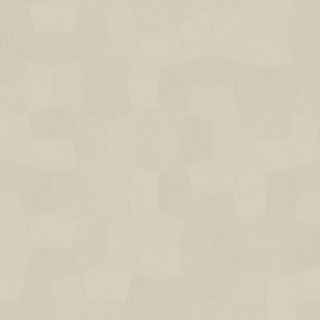 Papel pintado Selene, con diseño de inspiración lunar y trazos dispersos.