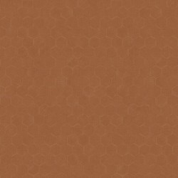 Papel pintado Meli con diseño geométrico de panal de abeja hexagonal.