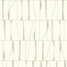 Papel pintado Otavia con diseño geométrico de paneles abstractos y textura de lino.