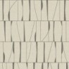 Papel pintado Otavia con diseño geométrico de paneles abstractos y textura de lino.
